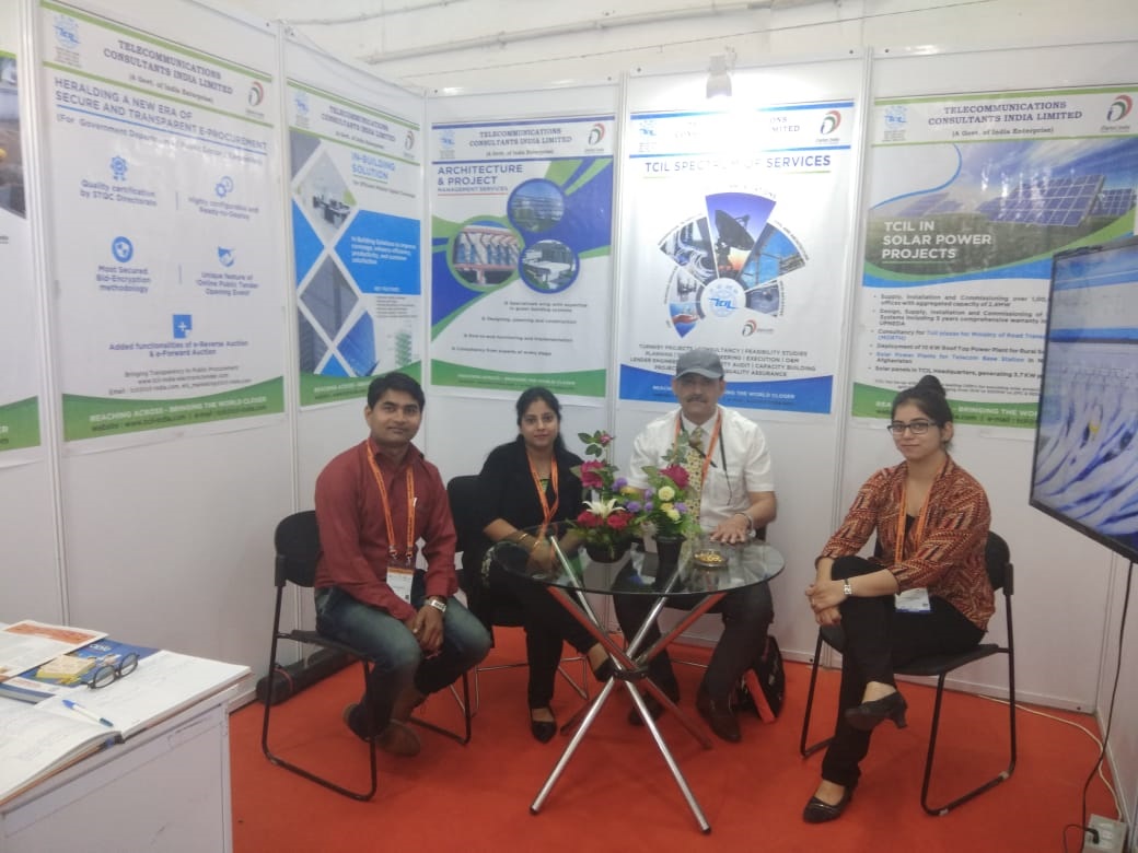 TCIL participated in 4th Smart Cities India 2018 Expo (One Megaevent)  from 23rd  -25th   May 2018 in  Pragati Maidan, New Delhi.